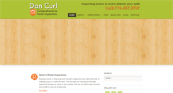 Desktop Screenshot of dancurlhomeinspector.com